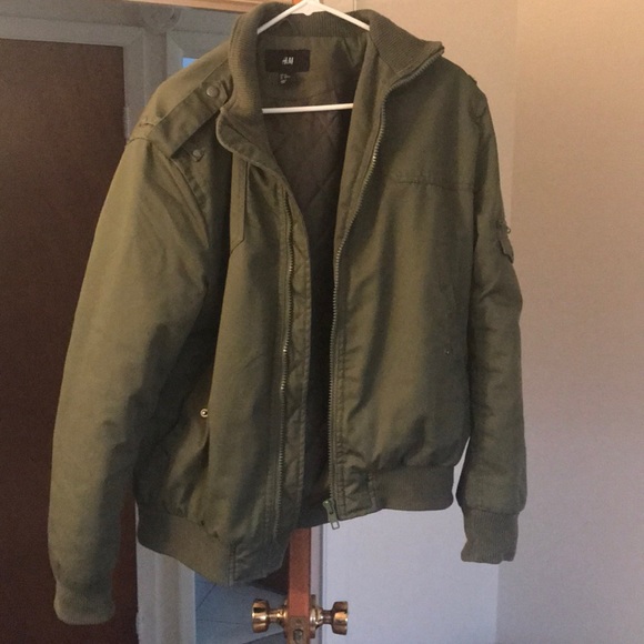 H&M Jackets & Coats Hm Army Jacket Poshmark